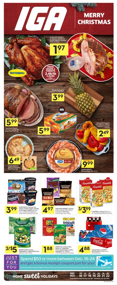 IGA (West) Flyer December 16 to 22