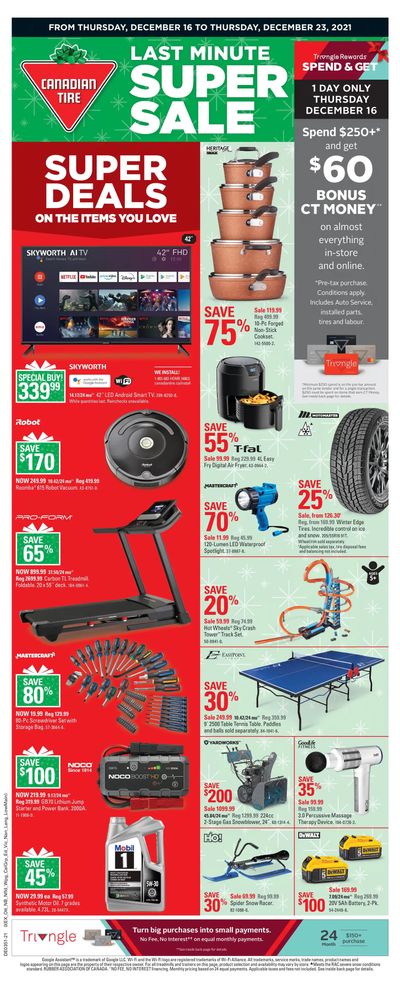 Canadian Tire (ON) Flyer December 16 to 23