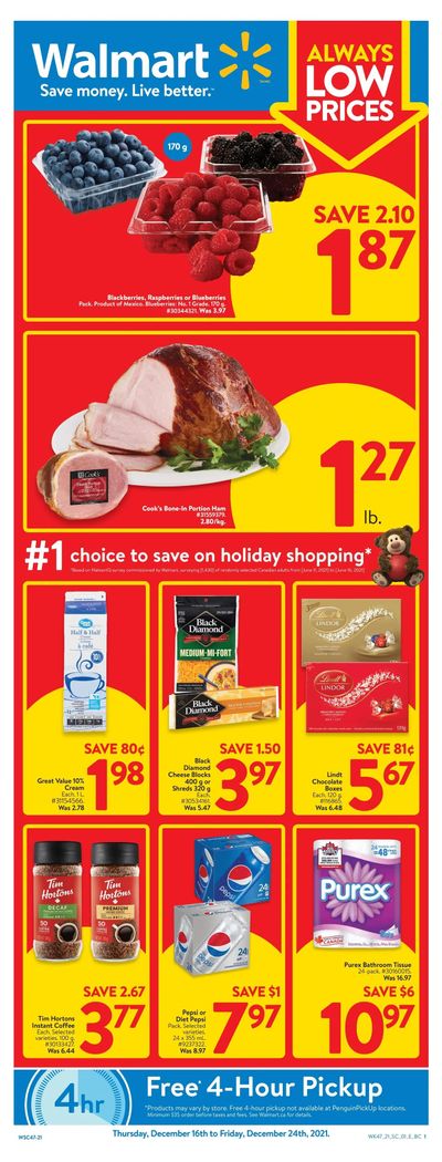 Walmart (West) Flyer December 16 to 24
