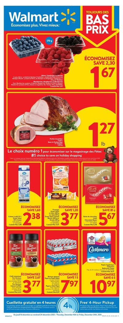Walmart (QC) Flyer December 16 to 24