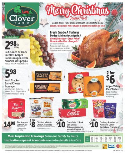 Clover Farm Flyer December 16 to 29