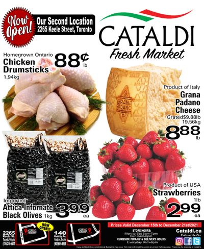 Cataldi Fresh Market Flyer December 15 to 21
