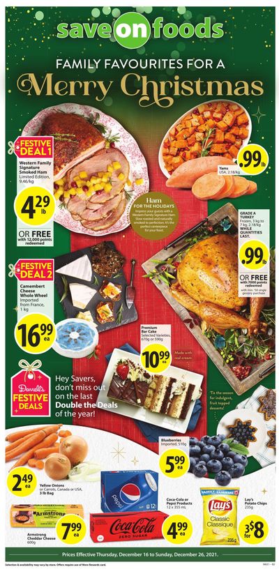 Save on Foods (AB) Flyer December 16 to 26