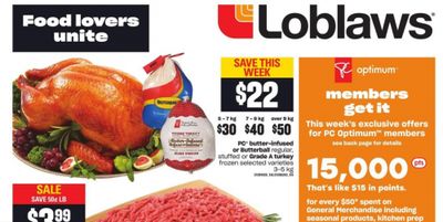 Loblaws Ontario: Get 15,000 PC Optimum Points For Every $50 Spent On General Merchandise