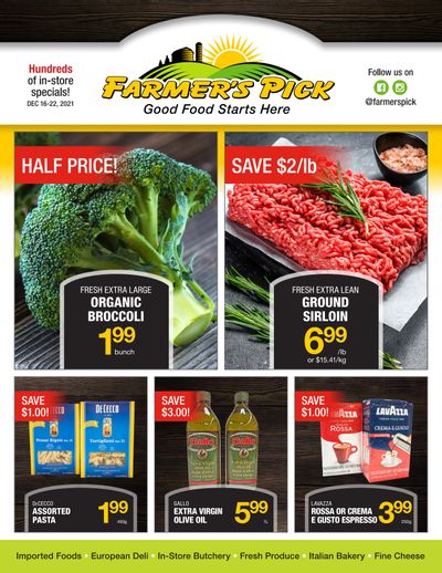 Farmer's Pick Flyer December 16 to 22
