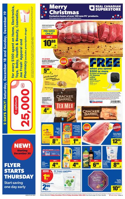 Real Canadian Superstore (West) Flyer December 17 to 24