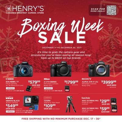 Henry's Flyer December 17 to 30