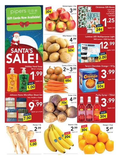Pipers Superstore Flyer December 16 to 24