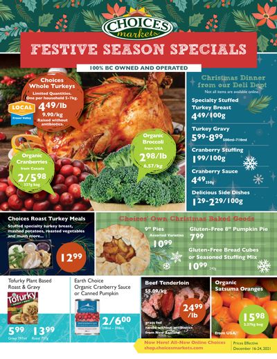Choices Market Flyer December 16 to 24