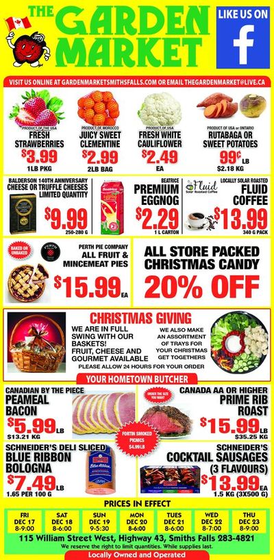 The Garden Market Flyer December 17 to 23