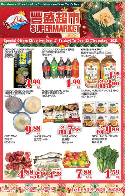 FreshLand Supermarket Flyer December 17 to 23