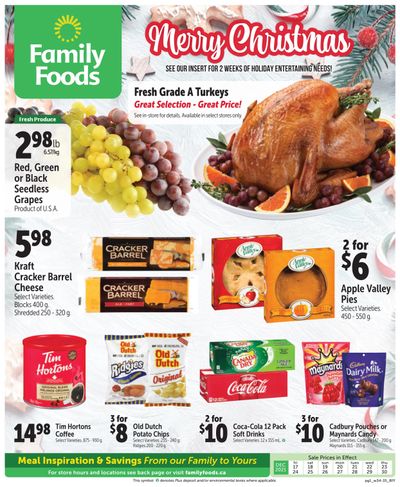 Family Foods Flyer December 17 to 30