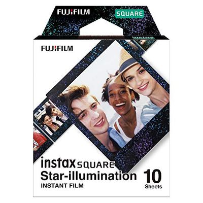 Fujifilm 16633495 Instax Square Film, Star Illumination (10 Exposures) $12.99 (Reg $20.99)