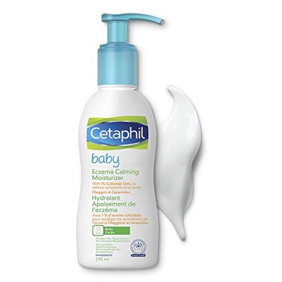 Cetaphil Baby Eczema Calming Moisturizer, With Colloidal Oats, Ceramides, Shea Butter and Filaggrin - For Dry Itchy Skin, Paediatrician Recommended, 295ml $9.99 (Reg $14.99)