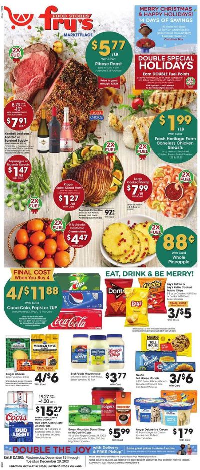 Fry’s (AZ) Weekly Ad Flyer December 17 to December 24