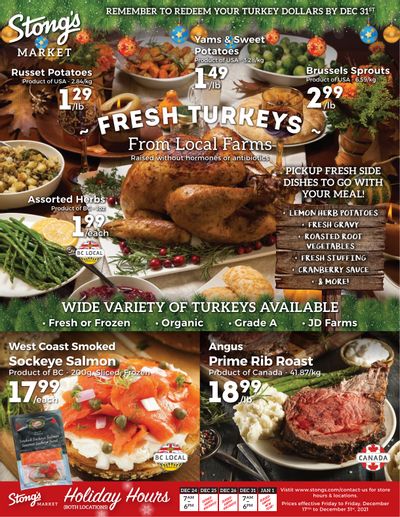 Stong's Market Flyer December 17 to 31