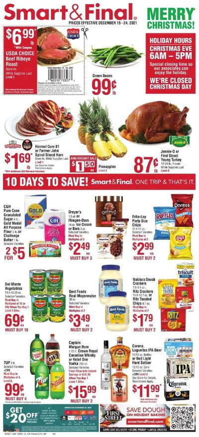 Smart & Final (AZ, CA) Weekly Ad Flyer December 17 to December 24