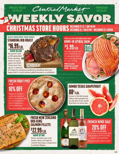 Central Market (TX) Weekly Ad Flyer December 17 to December 24