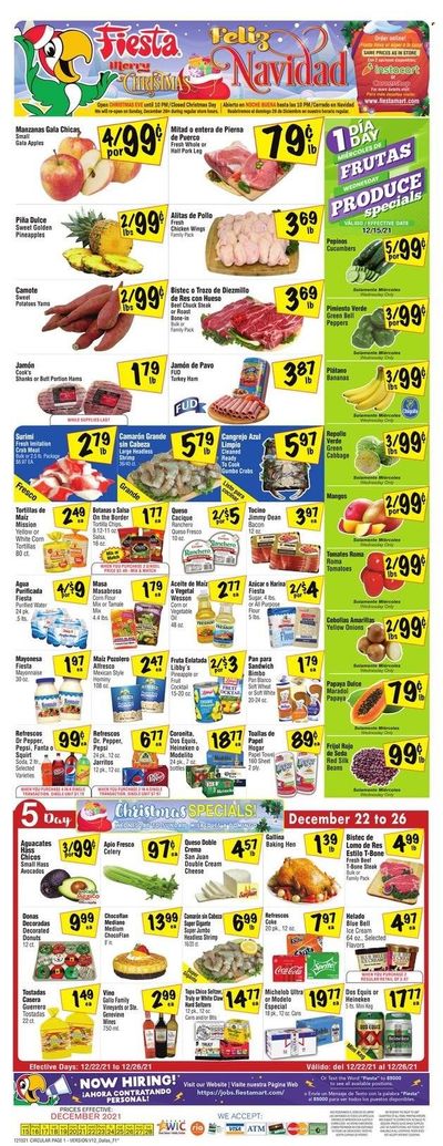 Fiesta Mart (TX) Weekly Ad Flyer December 17 to December 24