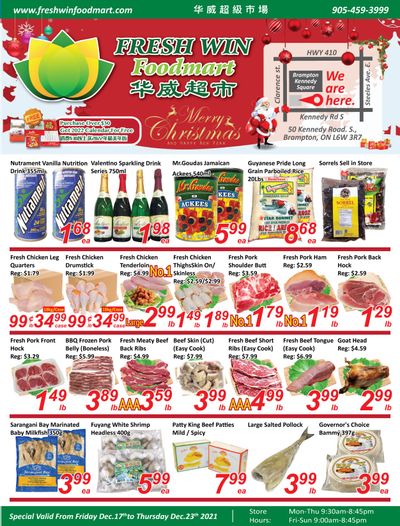 Fresh Win Foodmart Flyer December 17 to 23