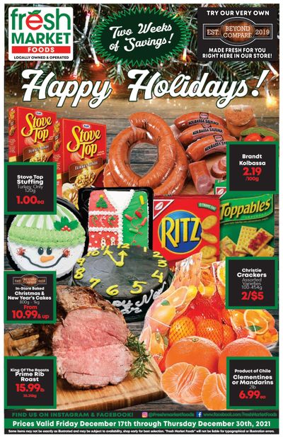 Fresh Market Foods Flyer December 17 to 30