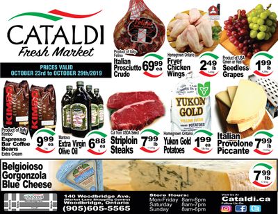 Cataldi Fresh Market Flyer October 23 to 29