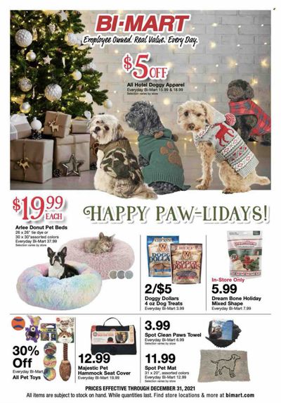 Bi-Mart (ID, OR, WA) Weekly Ad Flyer December 17 to December 24
