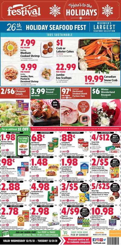 Festival Foods (WI) Weekly Ad Flyer December 17 to December 24