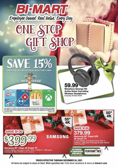 Bi-Mart (ID, OR, WA) Weekly Ad Flyer December 17 to December 24