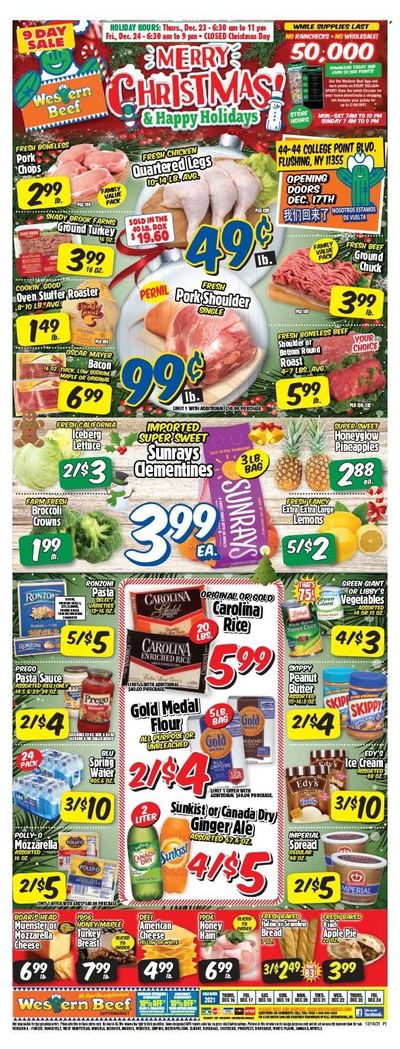 Western Beef (FL, NY) Weekly Ad Flyer December 17 to December 24