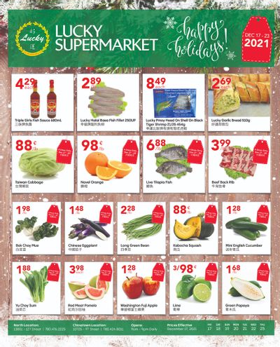 Lucky Supermarket (Edmonton) Flyer December 17 to 23