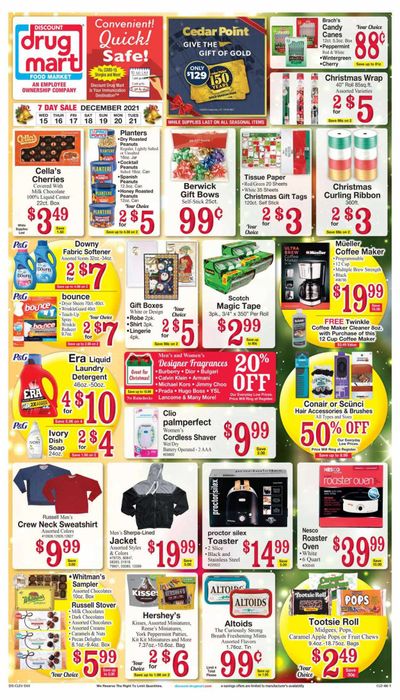 Discount Drug Mart (OH) Weekly Ad Flyer December 17 to December 24