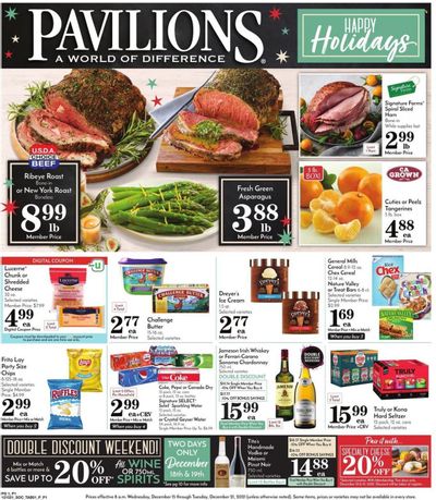 Pavilions (CA) Weekly Ad Flyer December 17 to December 24
