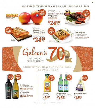 Gelson's (CA) Weekly Ad Flyer December 17 to December 24