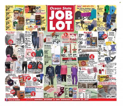 Ocean State Job Lot (CT, MA, ME, NH, NJ, NY, RI) Weekly Ad Flyer December 17 to December 24