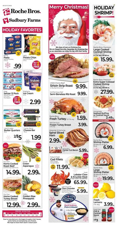 Roche Bros. (MA) Weekly Ad Flyer December 17 to December 24