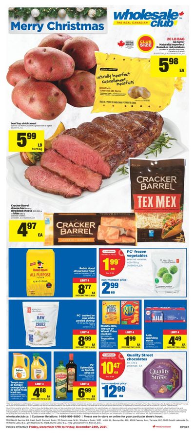 Real Canadian Wholesale Club Flyer December 17 to 24