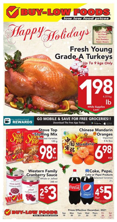 Buy-Low Foods Flyer December 17 to 25