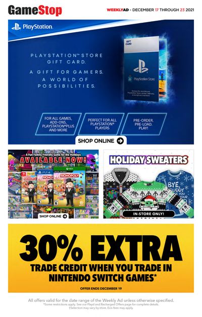 GameStop Flyer December 17 to 23