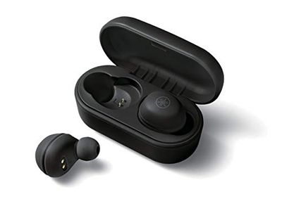 Yamaha TW-E3A Black True Wireless Bluetooth Earbuds, Bluetooth Earphone 5.0 Connectivity, IPX5 Water Resistant, USB A-C Charging case, Siri/Google Assistant, 24h Max Playback (Approx. 6h +3 recharges) $49 (Reg $139.99)