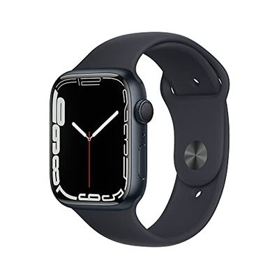 Apple Watch Series 7 (GPS, 45mm) - Midnight Aluminium Case with Midnight Sport Band $569.99 (Reg $634.70)