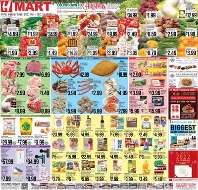 Hmart Weekly Ad Flyer December 18 to December 25