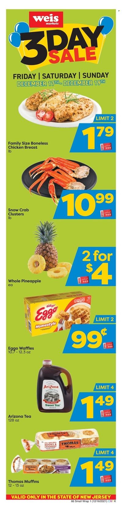 Weis (MD, NY, PA) Weekly Ad Flyer December 18 to December 25 Weis (MD, NY, PA) Weekly Ad Flyer December 18 to December 25