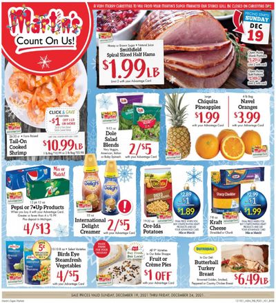 Martin’s (IN, MI) Weekly Ad Flyer December 18 to December 25