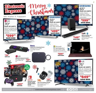 Electronic Express (AL, TN) Weekly Ad Flyer December 19 to December 26