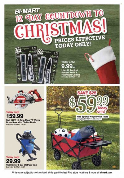 Bi-Mart (ID, OR, WA) Weekly Ad Flyer December 20 to December 27