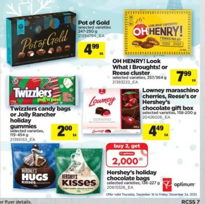 Real Canadian Superstore Ontario: Hershey Kisses $1.99 After PC Optimum Points