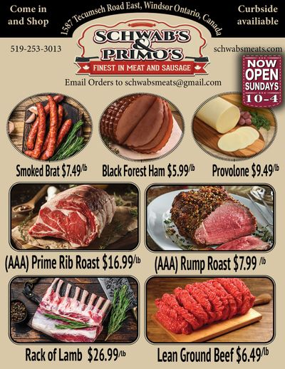 Schwab's & Primo's Flyer December 21 to 24