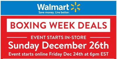 Walmart Canada Boxing Week 2021 Flyer Sale & Deals