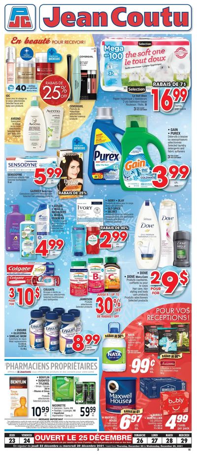 Jean Coutu (QC) Flyer December 23 to 29
